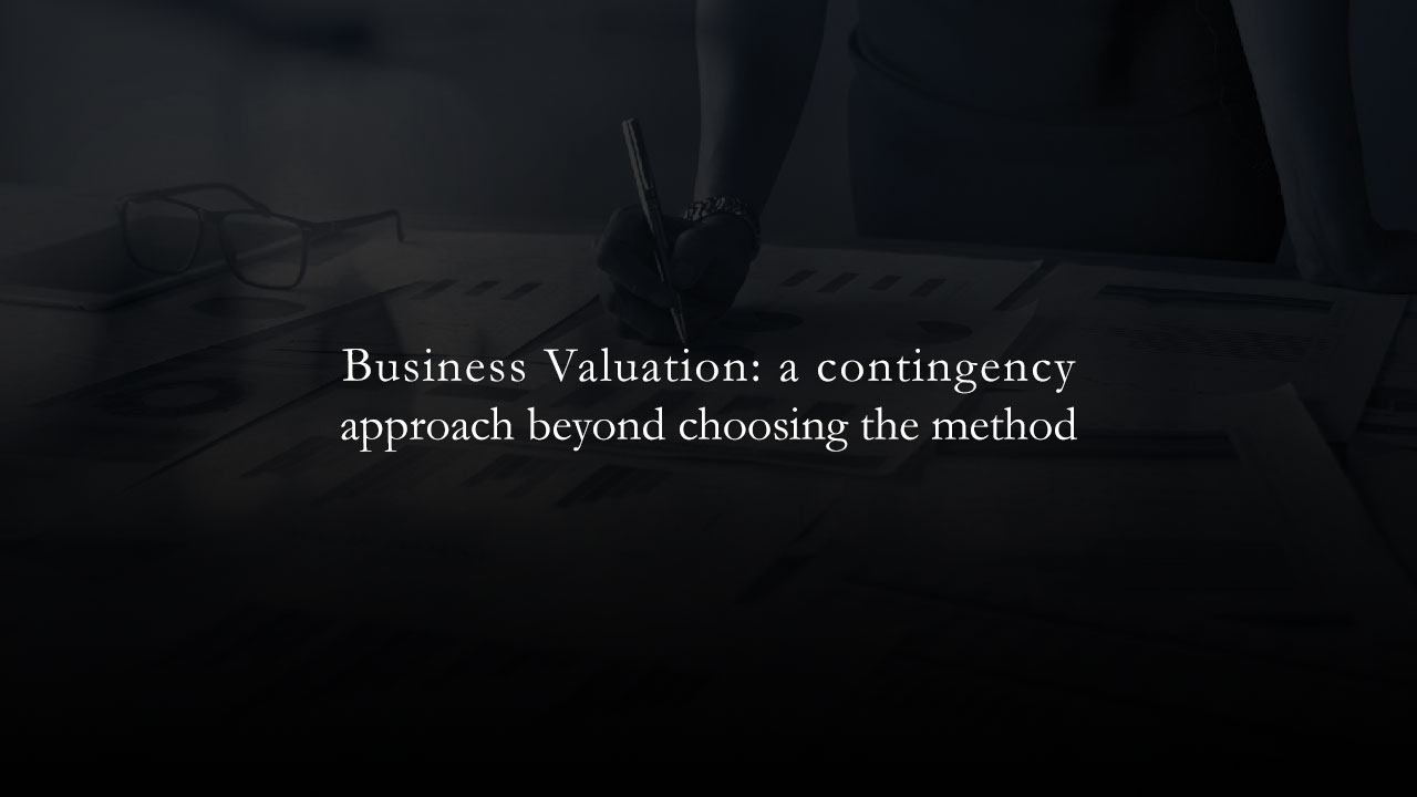 Business Valuation contingency approach choosing method company dcf wacc capm beta